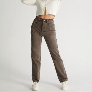 Pac Sun Eco Brown Dad Jeans Womens Size 25